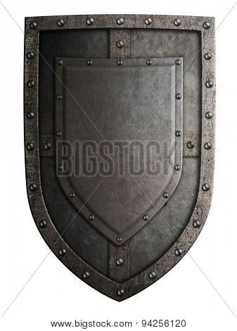 medieval coat of arms shield isolated