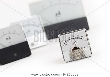 Old Meter Isolated