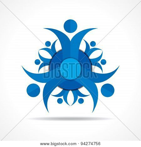 Teamwork Concept - Group of People stock vector