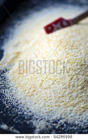 Heap of Chick Pea flour