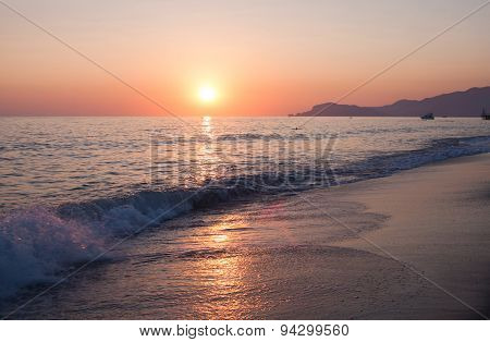 Sunset On The Beach