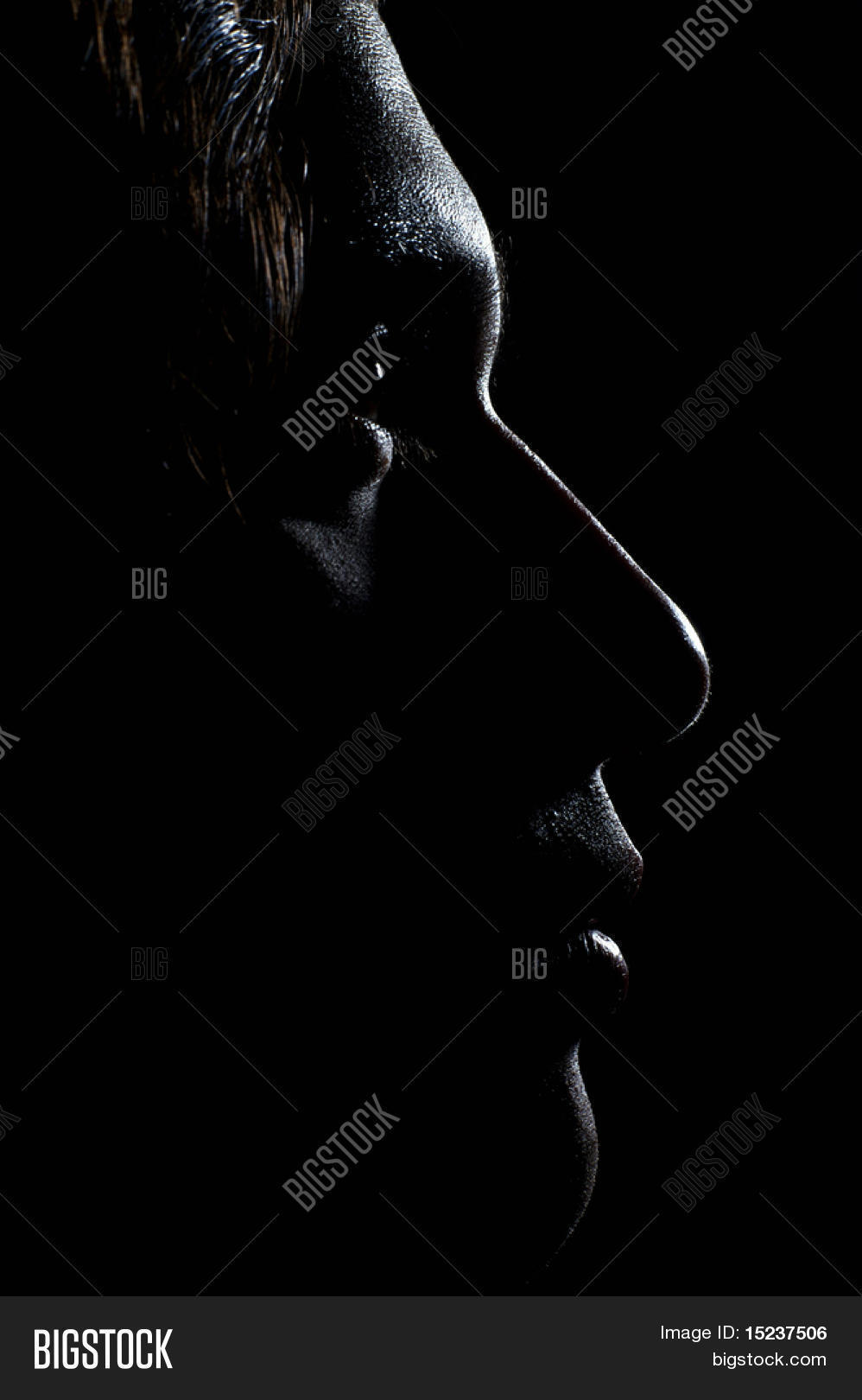Face In Shadow Photo