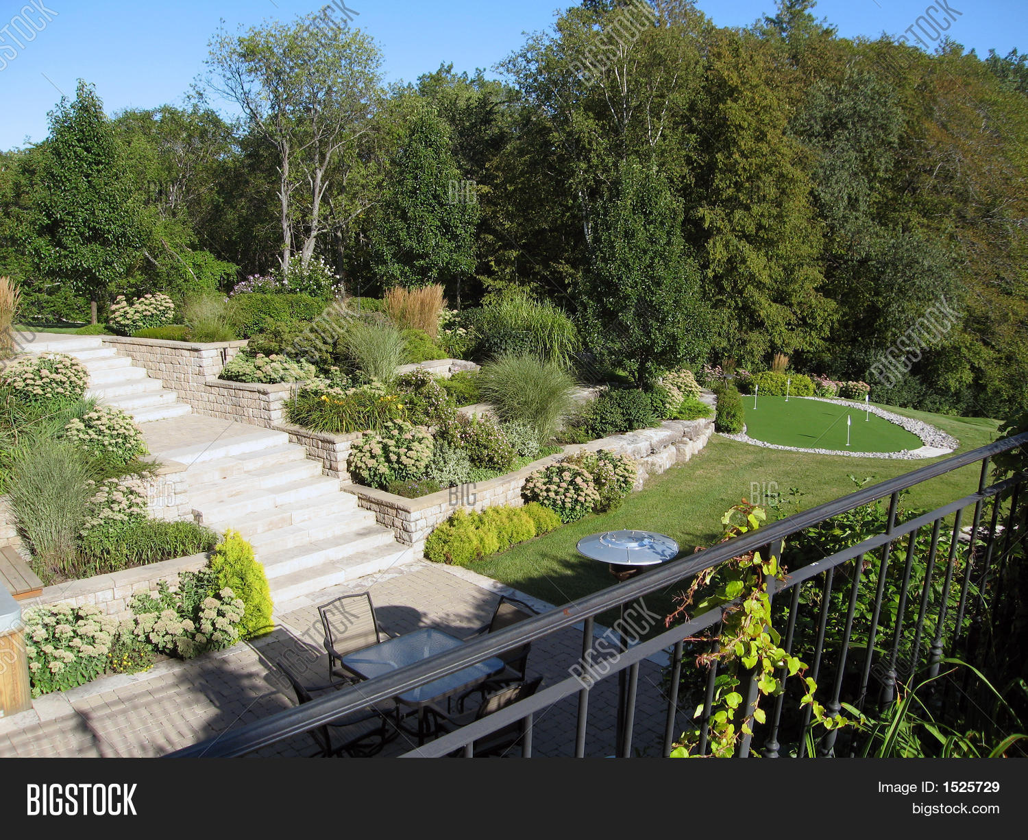 Beautiful Backyard Landscape Image & Photo | Bigstock