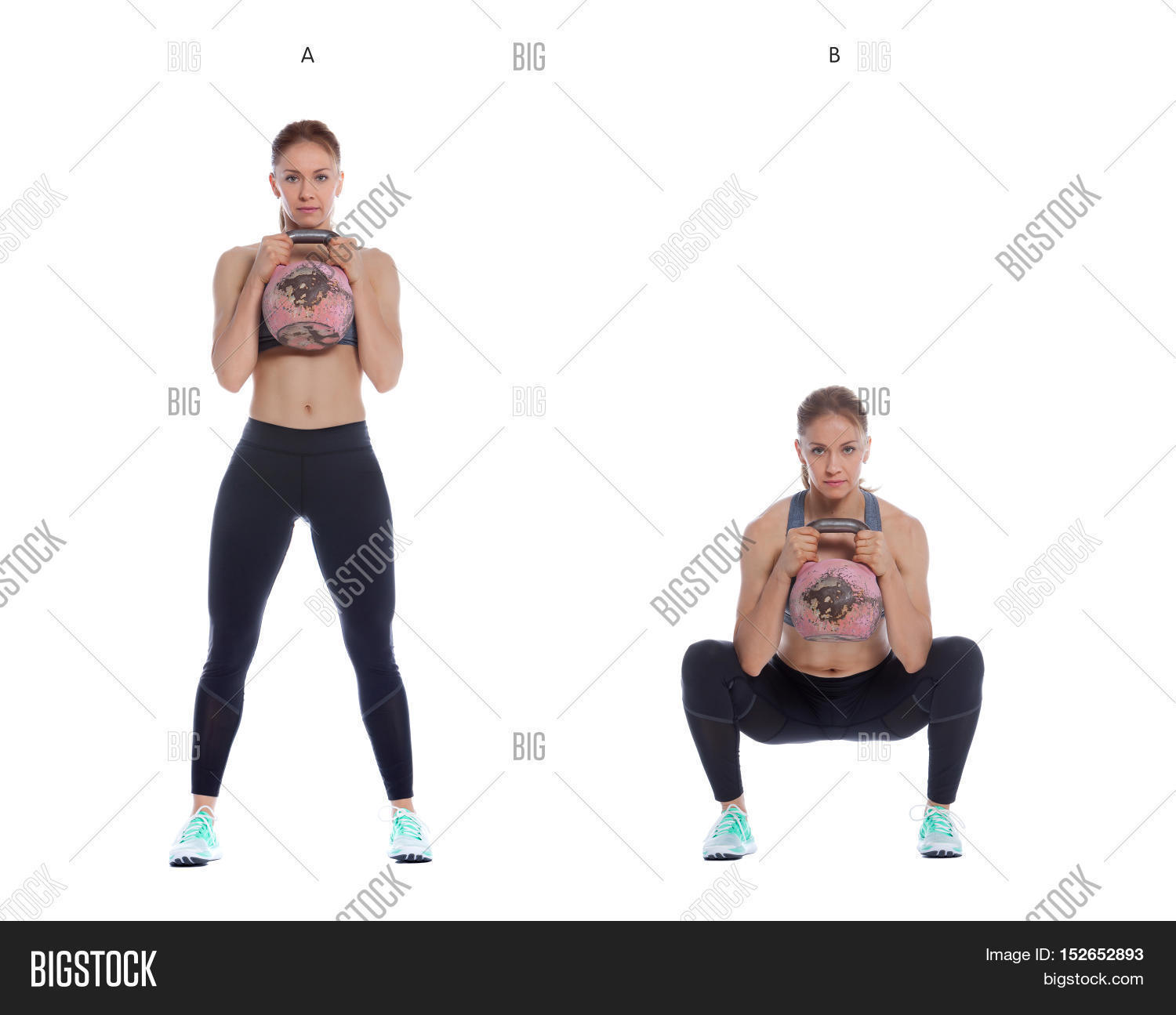 Kettlebell Goblet Image & Photo (Free Trial) Bigstock