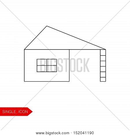 Buy home vector icon. Renting house vector icon.