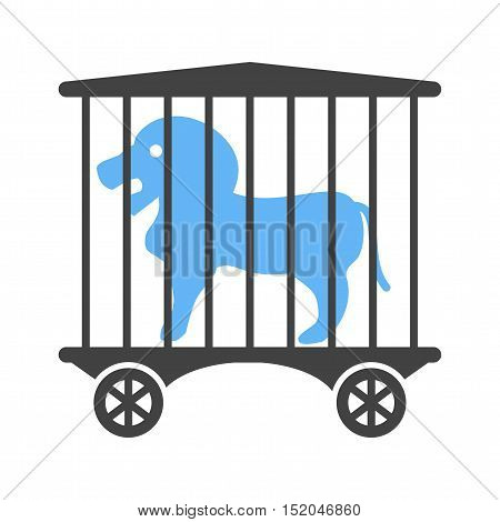 Circus, lion, stage icon vector image. Can also be used for circus. Suitable for mobile apps, web apps and print media.