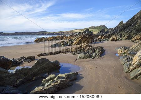 Whitesands Bay in Pembrokeshire, Wales, Great Britain