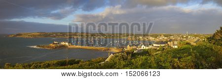 St Mary's Harbour, Isles of Scilly, England.