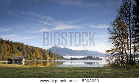 Obrázek Walchensee v Bavorsku, Německo