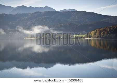 Obrázek Walchensee v Bavorsku, Německo