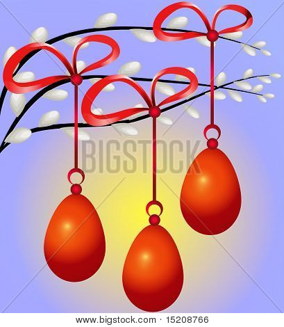 Branches And Easter Eggs