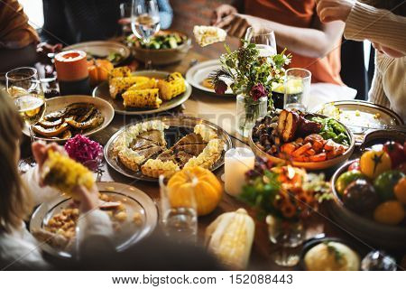 Pumpkin Pie Dessert Celebration Thanksgiving Holiday Concept