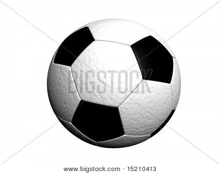 foot ball isolated on white
