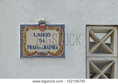 Queens Beach Square (largo Da Praia Da Rainha) In Cascais