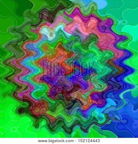 Abstract coloring background of the pastels abstract with visual mosaic, cubism and poolar coordinates effects