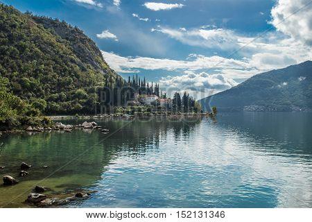 Beautiful Monastery on the Beach, Risan Montenegro