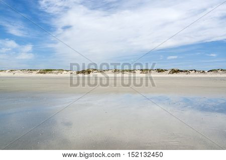 Sunny Beach In Brittany