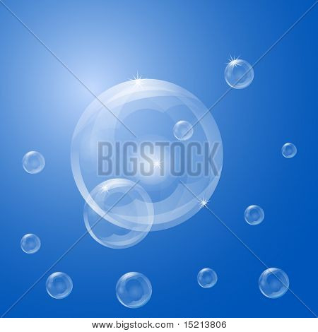 tło wektor baniek mydlanych