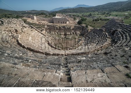 Ruines of Lykian city in Turkey