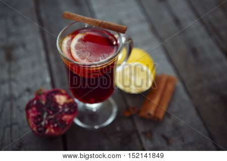 Closeup Of Mulled Wine
