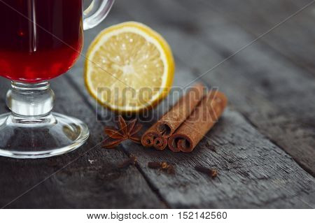 Closeup Of Mulled Wine