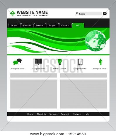 website template