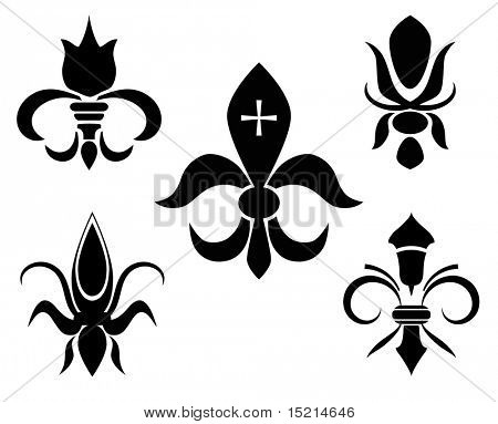 vektor royal designelementer