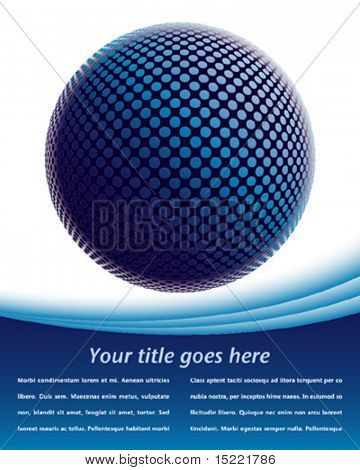 Colorful digital globe design vector.