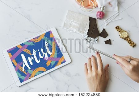 Artist Art Craft Creation Creative Imagination Concept