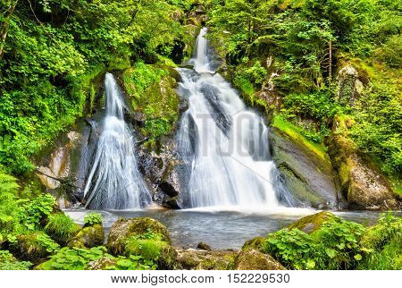 Triberg Falls, one of the highest waterfalls in Germany - the Black Forest region