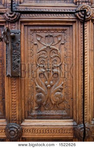 Detail einer alten Tür
