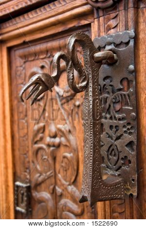 Detail einer alten Tür
