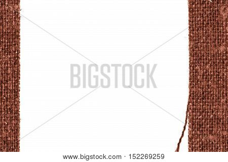 Textile linen fabric fashion coffee canvas tan material country background
