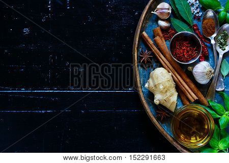 Brignt Spices And Herbs