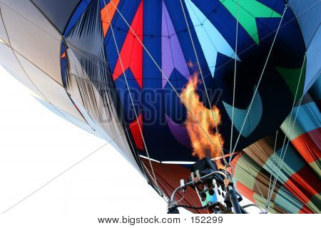 Ballon à Air chaud - allumage du brûleur