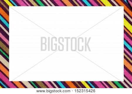 Color Oblique Lines Frame With Space To Write Your Text