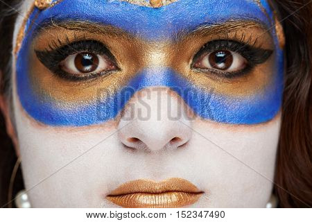 Macro Of Woman Face