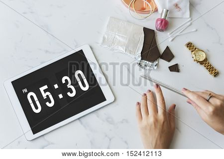 Time Punctual Alarm Second Minute Hour Concept