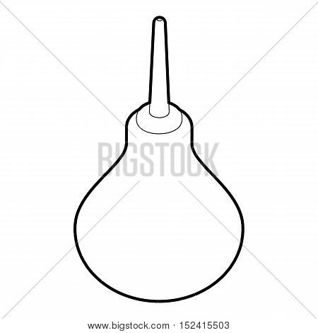 Enema icon. Outline illustration of enema vector icon for web
