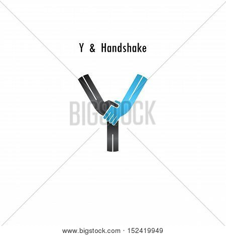 Y- letter icon abstract logo design vector template.Business offerpartnership icon.Corporate business and industrial logotype symbol.Vector illustration