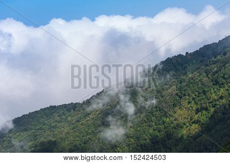 Mountain landscape, Viewpoint of Kio Mae Pan, Chiang Mai, Thailand
