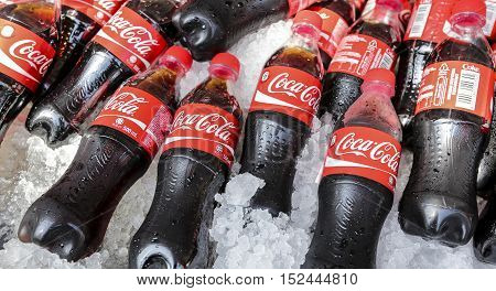 Coca Cola Soft Drink On Ice