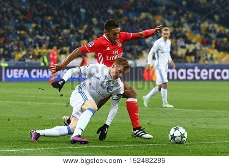 Uefa Champions League: Fc Dynamo Kyiv V Benfica