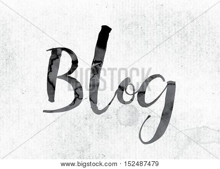 Blog Concept Painted In Ink
