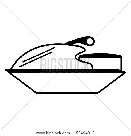 jetski vehicle isolated icon vector illustration design