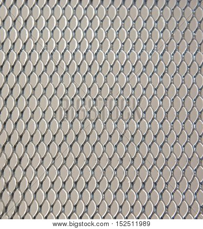 black small hold steel mesh texture with white background