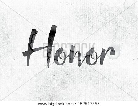 Honor Concept Painted In Ink