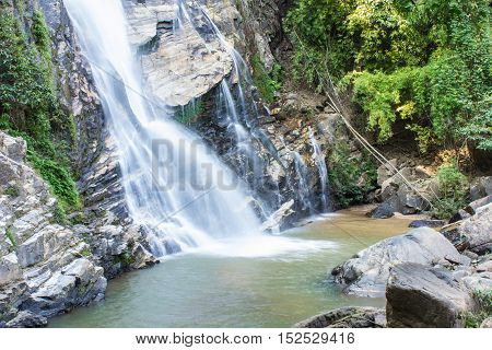 Mae Tia waterfall, Ob Lung national park in Chiangmai Thailand