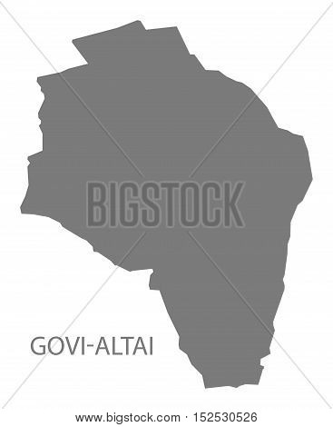 Govi - Altai Mongolia Map grey illustration high res