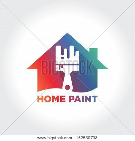Home Painting Service. Creative Painting Concept for your business